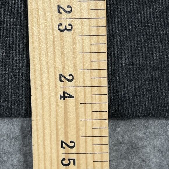 Gogo Fleece COLORADO Spellout Hoodie Men's L Gray Full Zip Sweatshirt Sweater - Picture 7 of 14